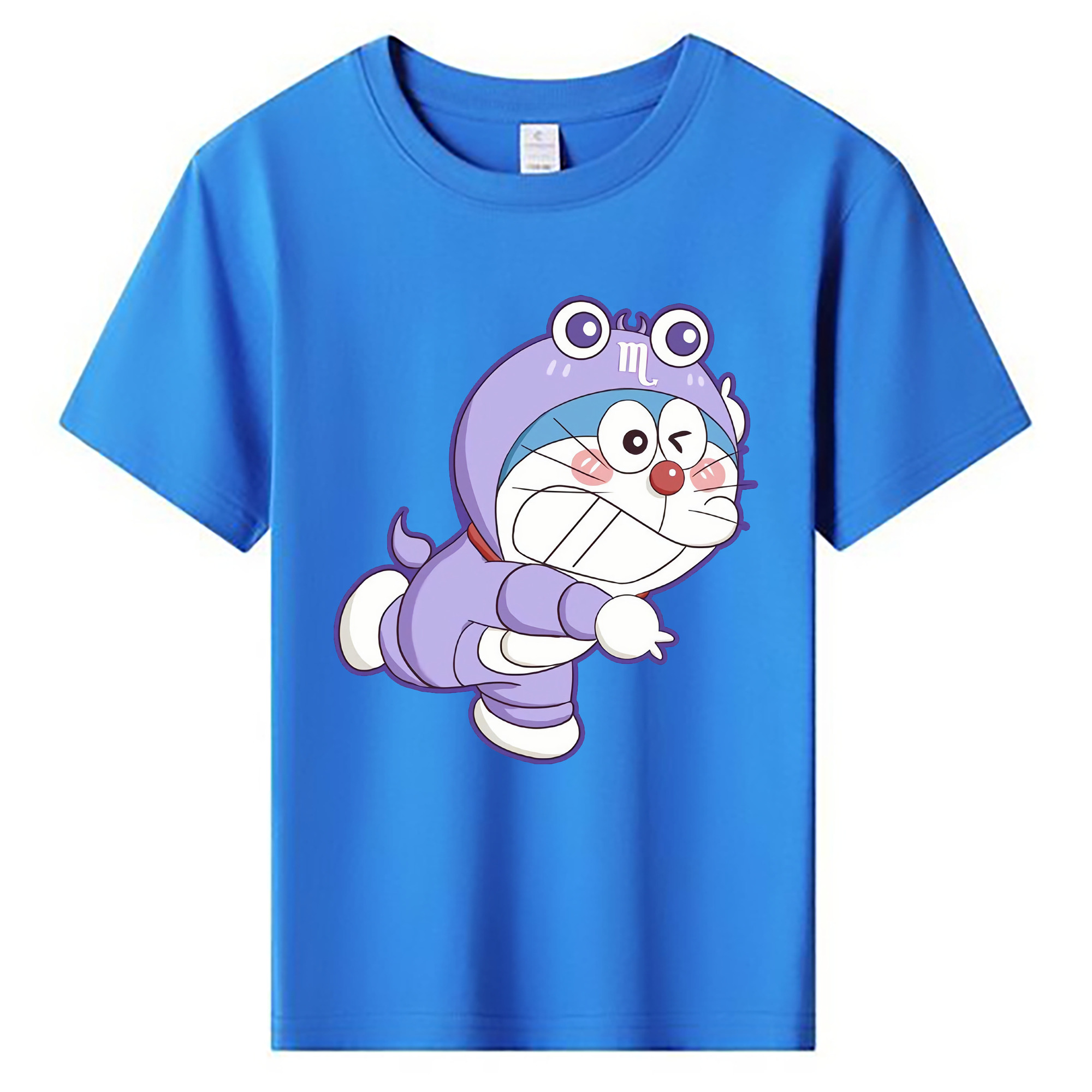 （画像用） ドラえもん Doraemon 綿100％キッズTシャツ（フロントプリント）